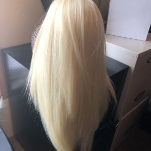 Wig, 100% Remy human hair blend